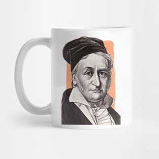 German Mathematician Carl Friedrich Gauss illustration Mug